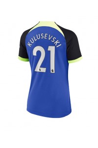 Fotbalové Dres Tottenham Hotspur Dejan Kulusevski #21 Dámské Venkovní Oblečení 2022-23 Krátký Rukáv